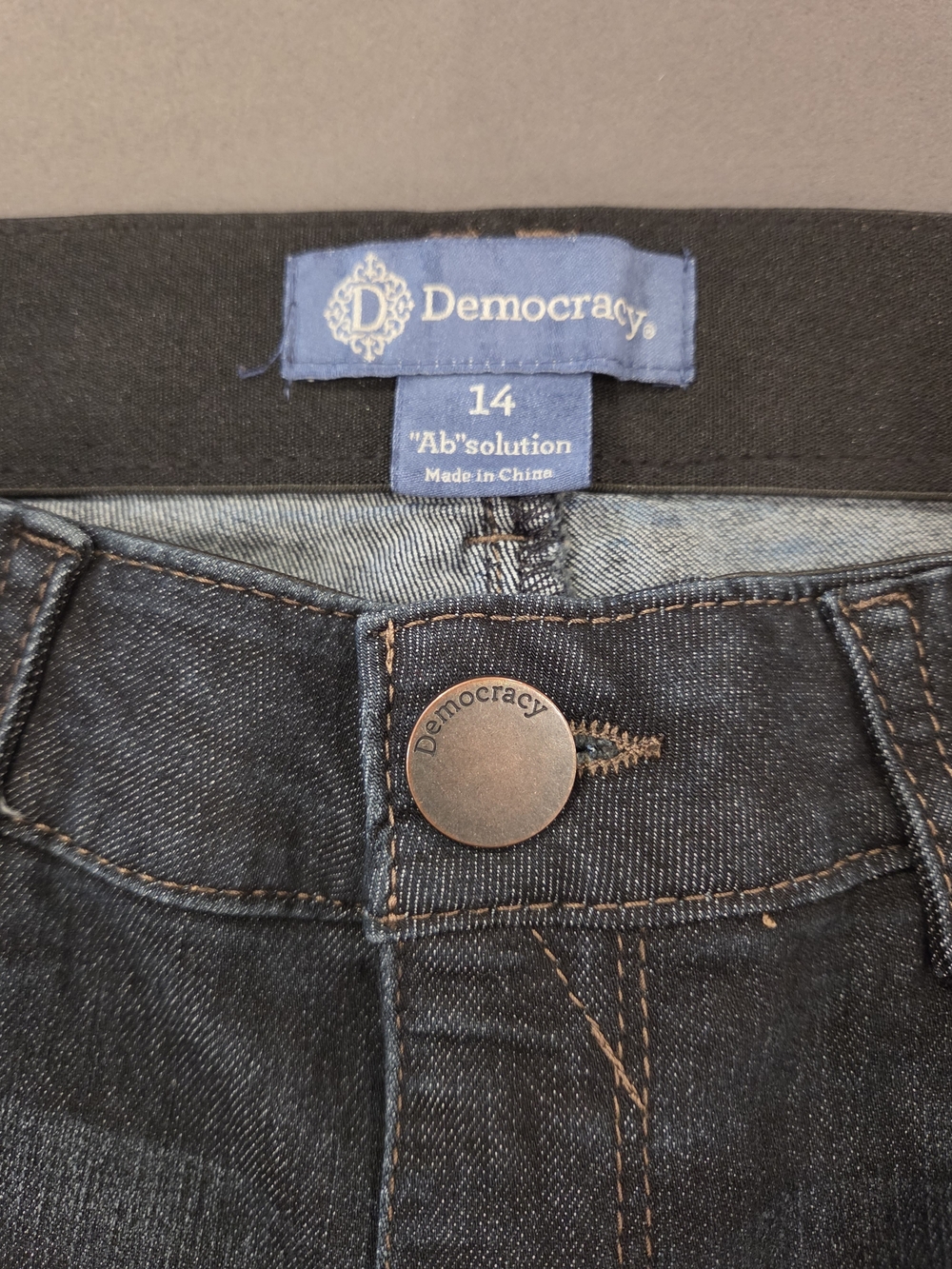 Democracy Booty Lift Jegging Jeans | Size 14 | Pull-On Stretch Denim
